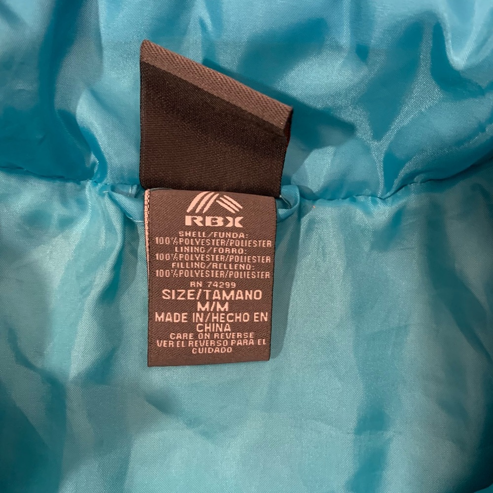 RBX (Reebox) light winter jacket size medium - Picture 5 of 9